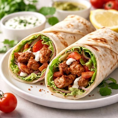 Chicken tikka wrap
