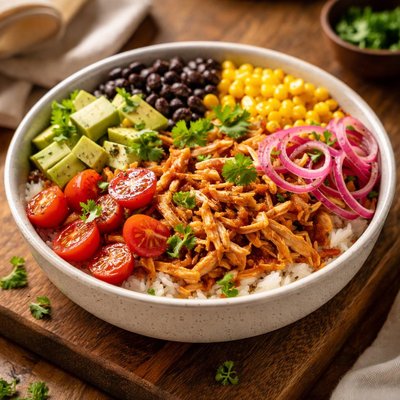 Chicken tinga bowl