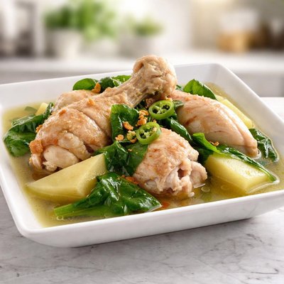 Chicken tinola meat