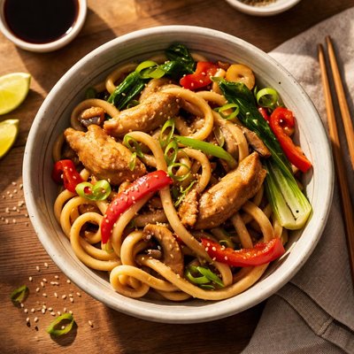 Chicken udon