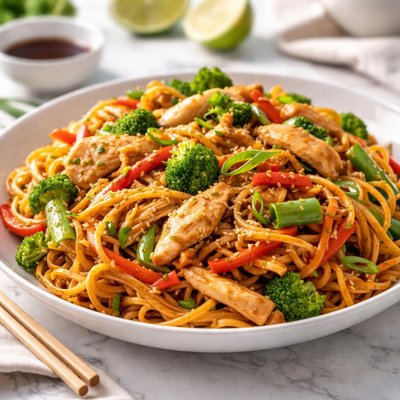 Chicken vegetable chowmein