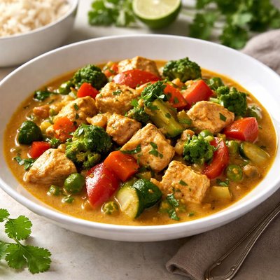 Chicken vegetable curry