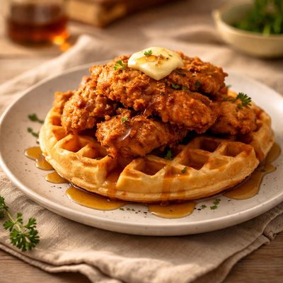 Chicken waffle