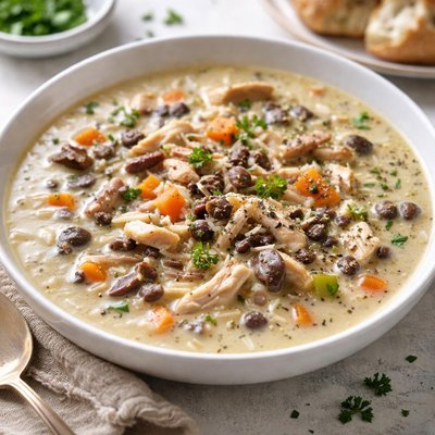 Chicken wild rice soup