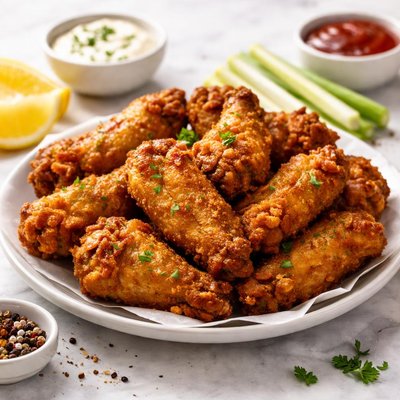 Chicken wings fried