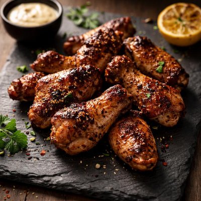 Chicken wings grilled