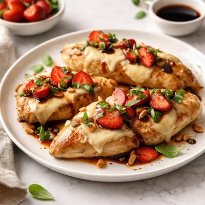 Chicken with brie