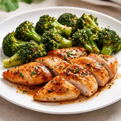 Chicken with broccoli