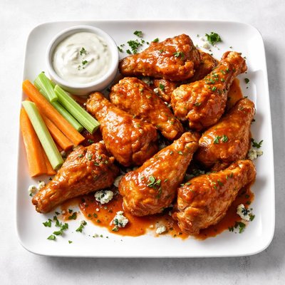 Chicken with buffalo sauce