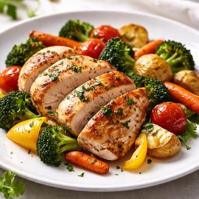 Chicken with vegetables