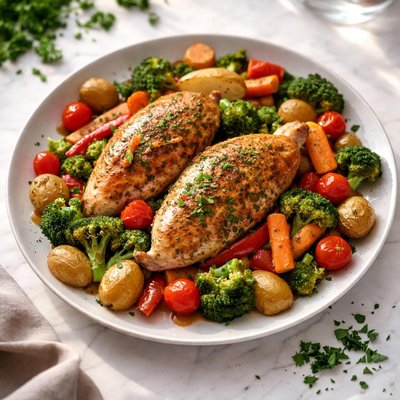 Chicken with veggies