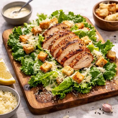 Chickn caesar salad