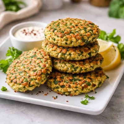 Chickpea broccoli fritters