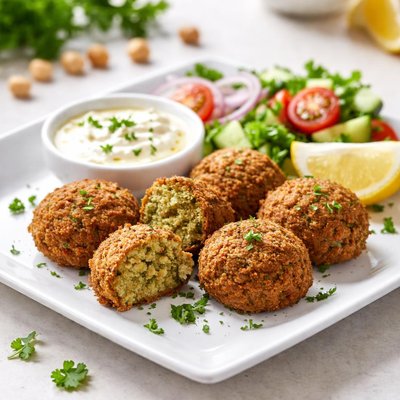 Chickpea falafel