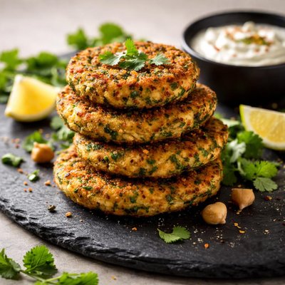 Chickpea fritters