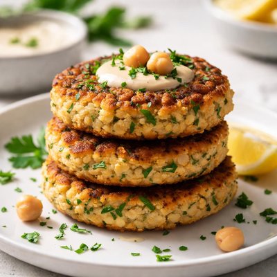 Chickpea patty