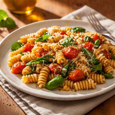 Chickpea protein pasta