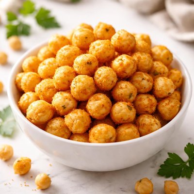 Chickpea puffs