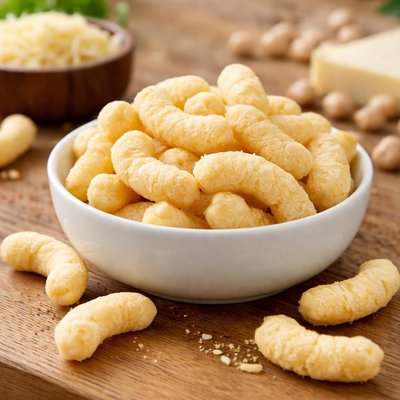 Chickpea puffs white cheddar