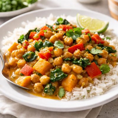Chickpea vegetable curry