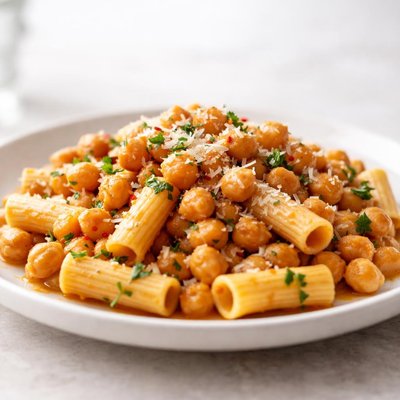 Chickpeas pasta