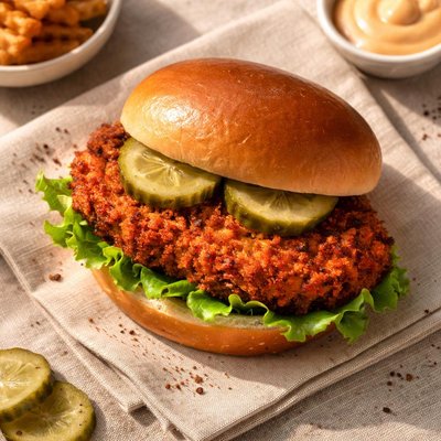 Chik fil a spicy chicken sandwhich