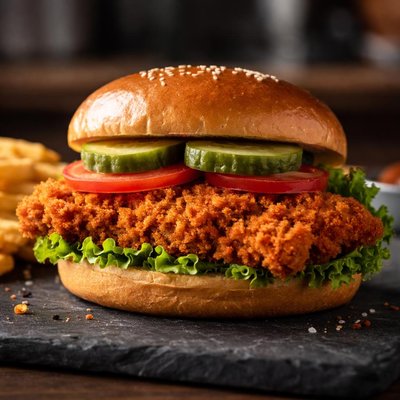 Chik fil la spicy chiken sandwich