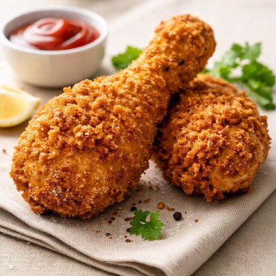 Chiken fried leg peice