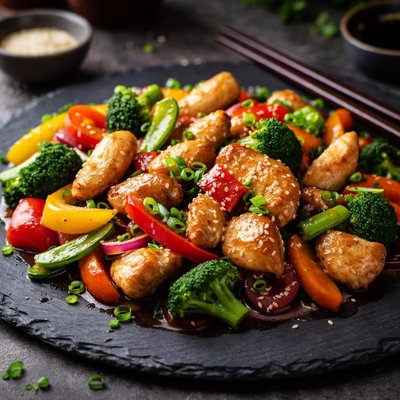 Chiken stir fry