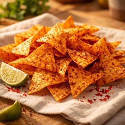 Chile lime chips