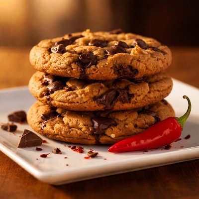 Chili chocolate chip cookie