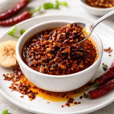 Chili crisp oil