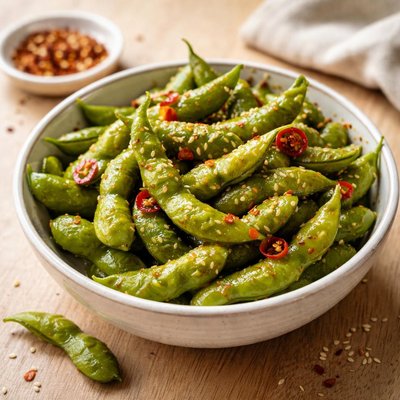Chili edamame