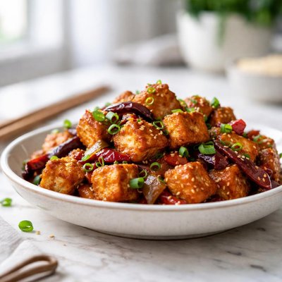 Chili tofu