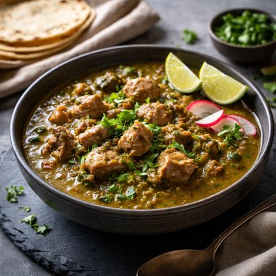 Chili verde with pork