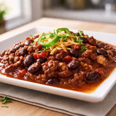 Chili with beans and beef