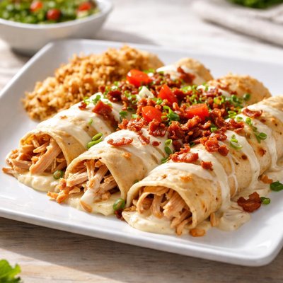 Chilis bacon ranch enchiladas