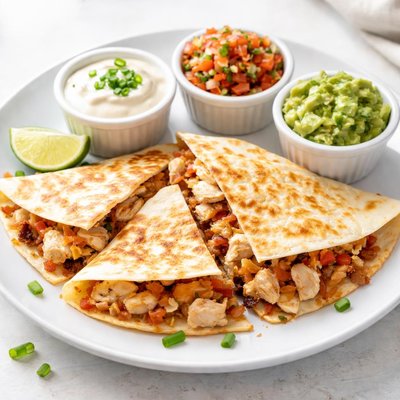 Chilis chicken ranch quesafilla