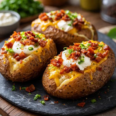 Chilis loaded potatoes