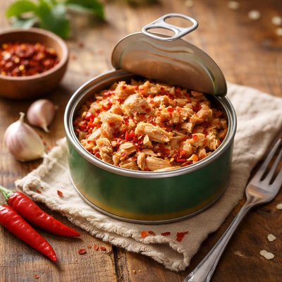 Chilli and garlic tuna john west