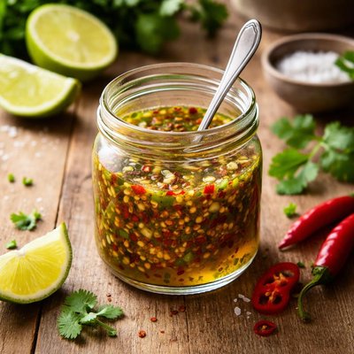 Chilli and lime dressing