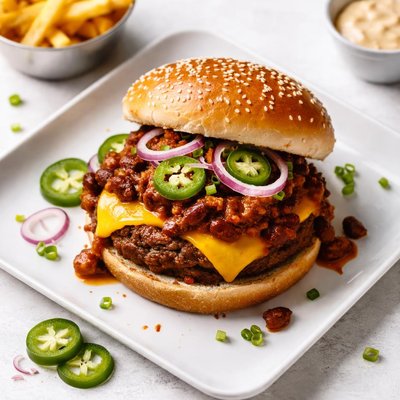 Chilli cheese burger