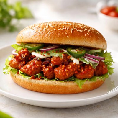 Chilli chicken sandwich