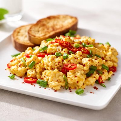 Chilli scrambled eggs