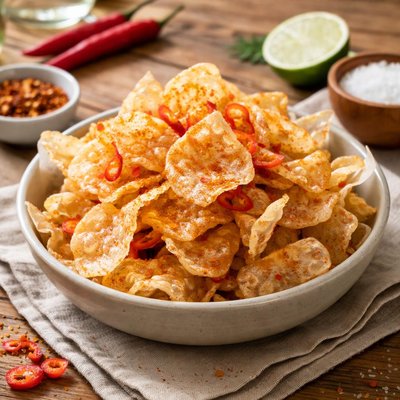 Chilli tapioca chip singapore houten
