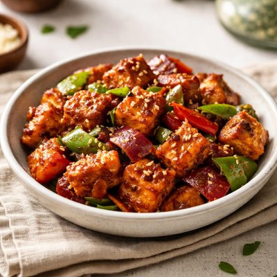 Chilly paneer dry