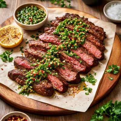 Chimichurri beef