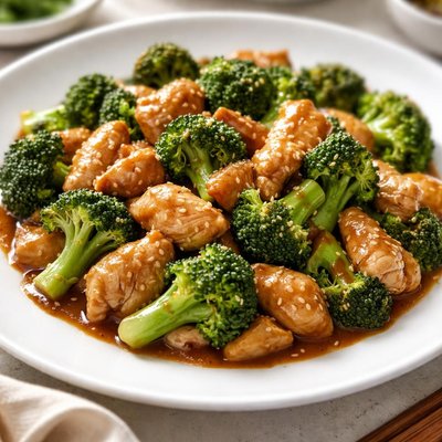 Chinese chicken and broccoli