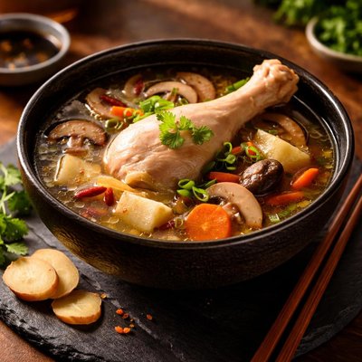 Chinese chicken soup