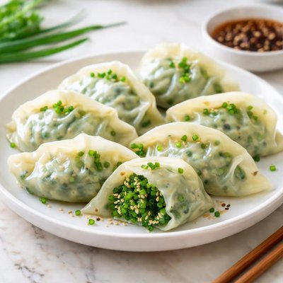 Chinese chive dumpling
